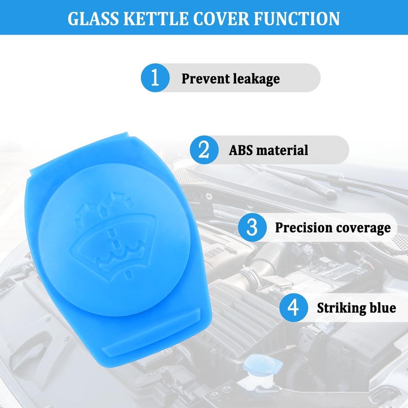 Stacool Washer Fluid Cap,OEM#3Q0955455 Windshield Wiper Fluid Cap,Essential Car Accessories Windshield Washer Reservoir Cap Compatible with Volkswagen Atlas GTI Jetta 2019-2021 - Image 5